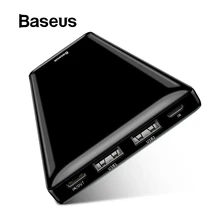 Baseus 20000 мАч Внешний аккумулятор для iPhone 11 Pro Max huawei samsung Внешний аккумулятор usb type C PD Быстрая зарядка внешний аккумулятор