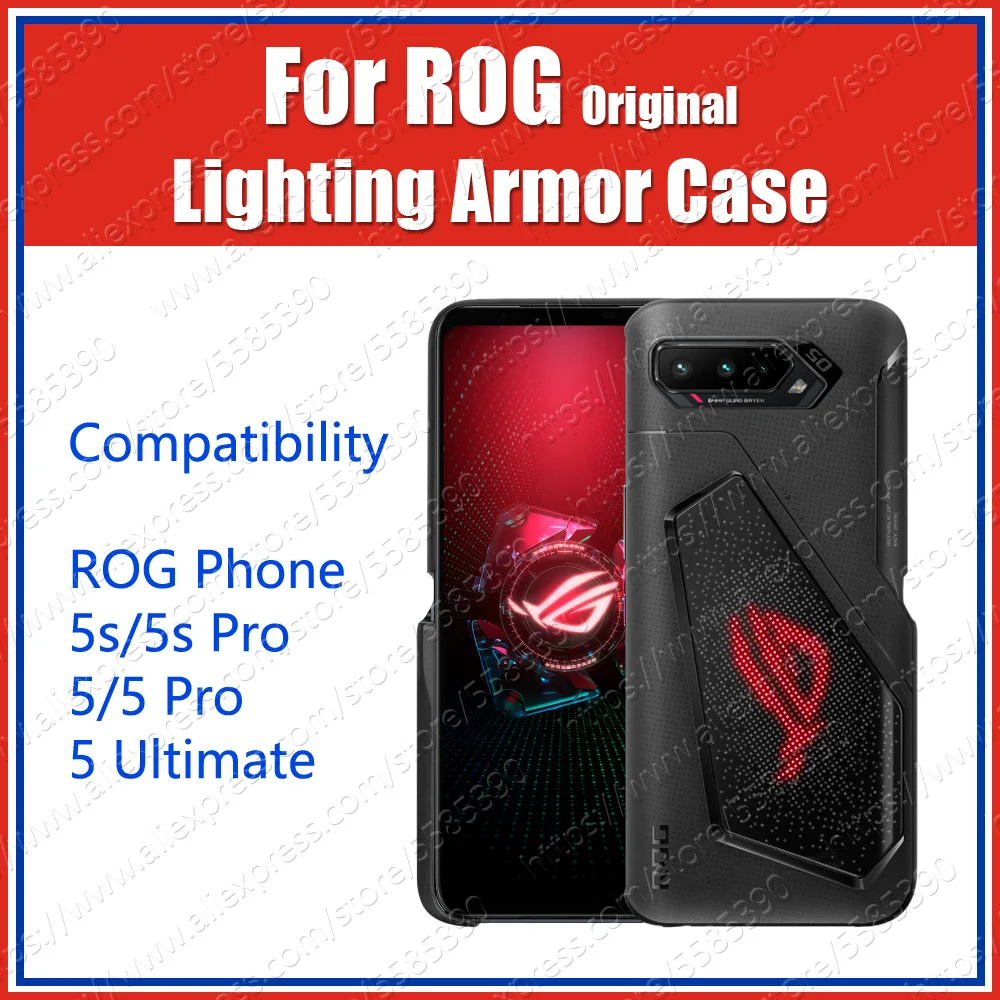 Чехол ROG Phone 5 Armor для Asus 5s Pro Ultimate Aura RGB Lighting | Мобильные телефоны и аксессуары