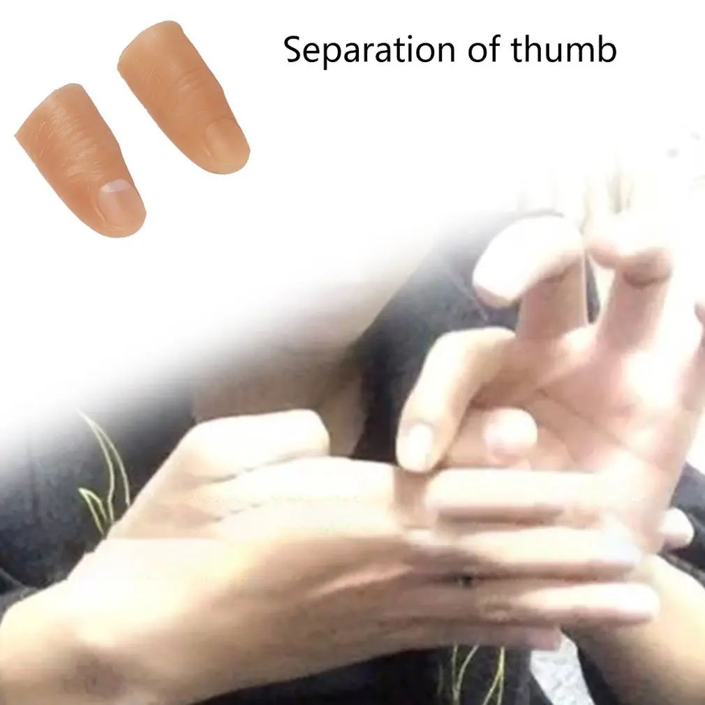 5 шт. забавная игрушка мягкая имитация большого пальца большой размер рукав для пальца с гвоздями протезный палец