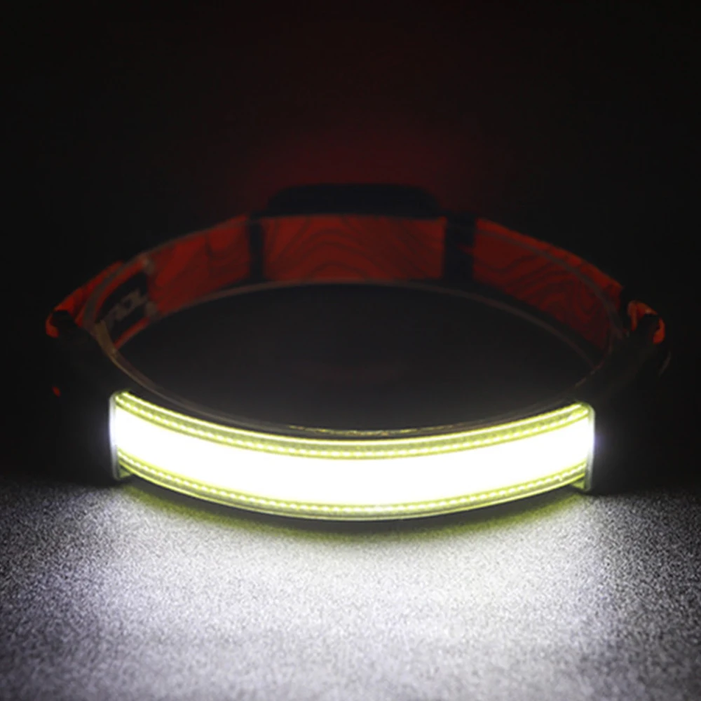 Vente chaude lampe ontale étanche rouge pour camping, lampe ontale COB rechargeable par USB avec induction à 360 degrés - Chine Projecteur étanche, rechargeable