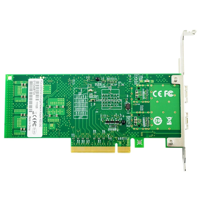 PPYY NEW-10 Гб PCI-E сетевая карта X520-DA2, двойной SFP+ порты для чипа Intel 82599ES, двойной SFP+ порт, PCI Express Ethernet Lan Ada