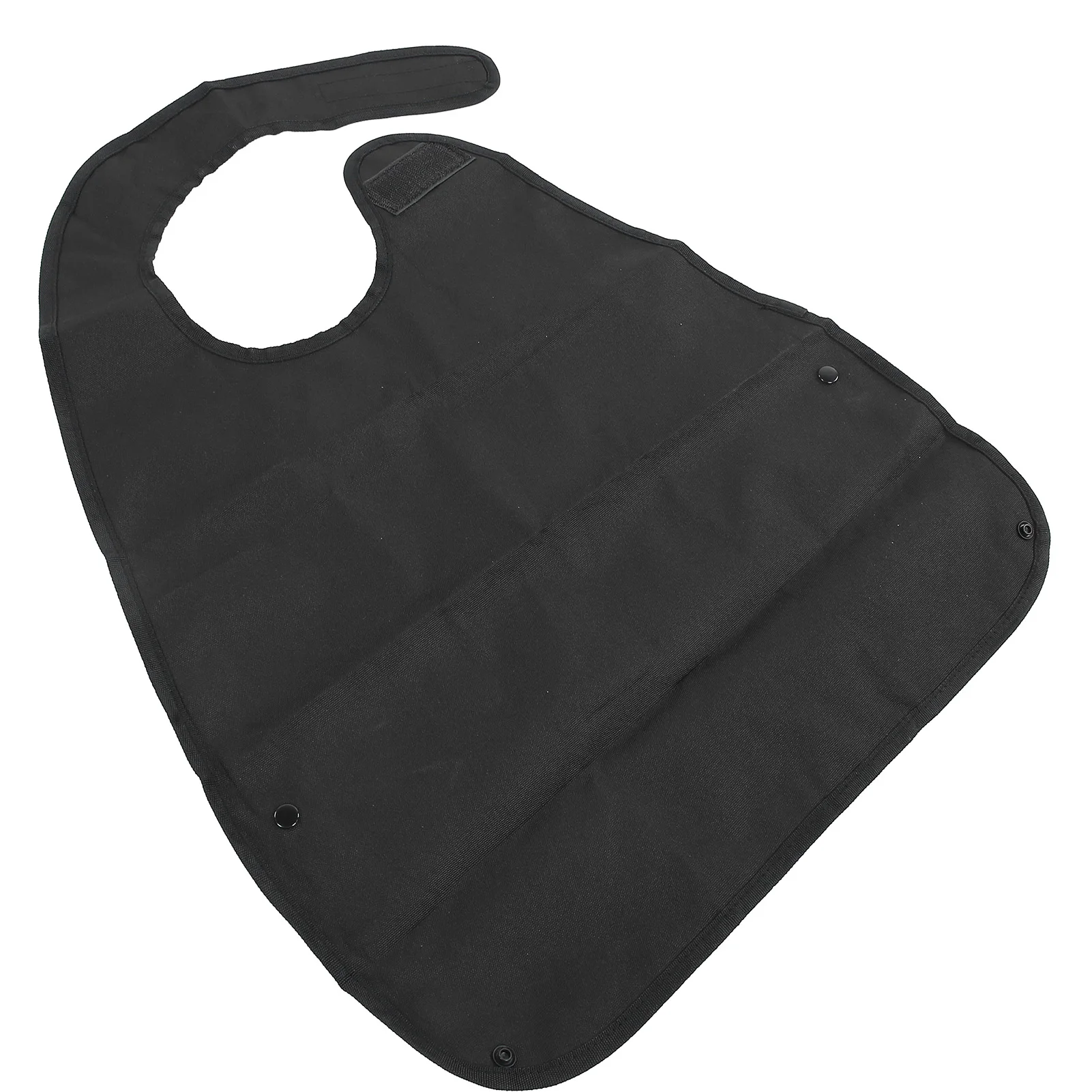 Adult Bibs Waterproof Soft Apron Adult Bibs Long Clothing Protector Elderly dinner Feeding Bib Daily Necessities Wearable Black drool absorbing bibs