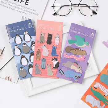 

Kawaii Animal Dog Penguin Memo Pad N Times Sticky Notes Memo Notepad Cute Planner Stickers Bookmark Stationery