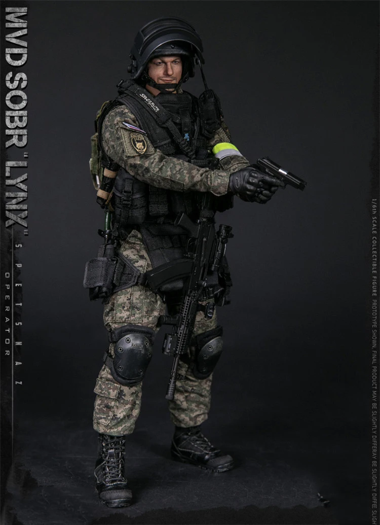 Коллекционная 1/6 шкала полный набор Мужская игровая фигурка военного 78058 русский спецназ MVD SOBR LYNX для фанатов коллекция подарки