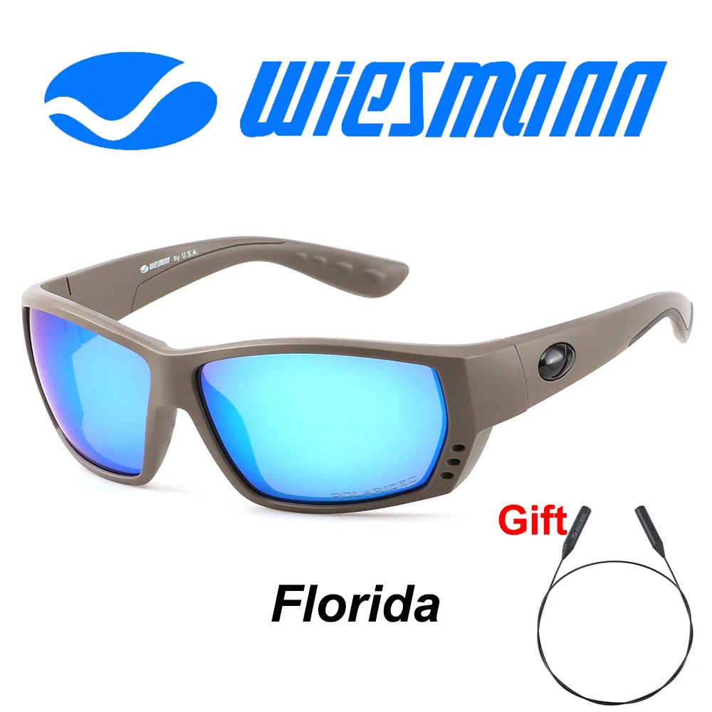 Новинка спортивные солнцезащитные очки WIESMANN серия Florida sea fishing поляризованные