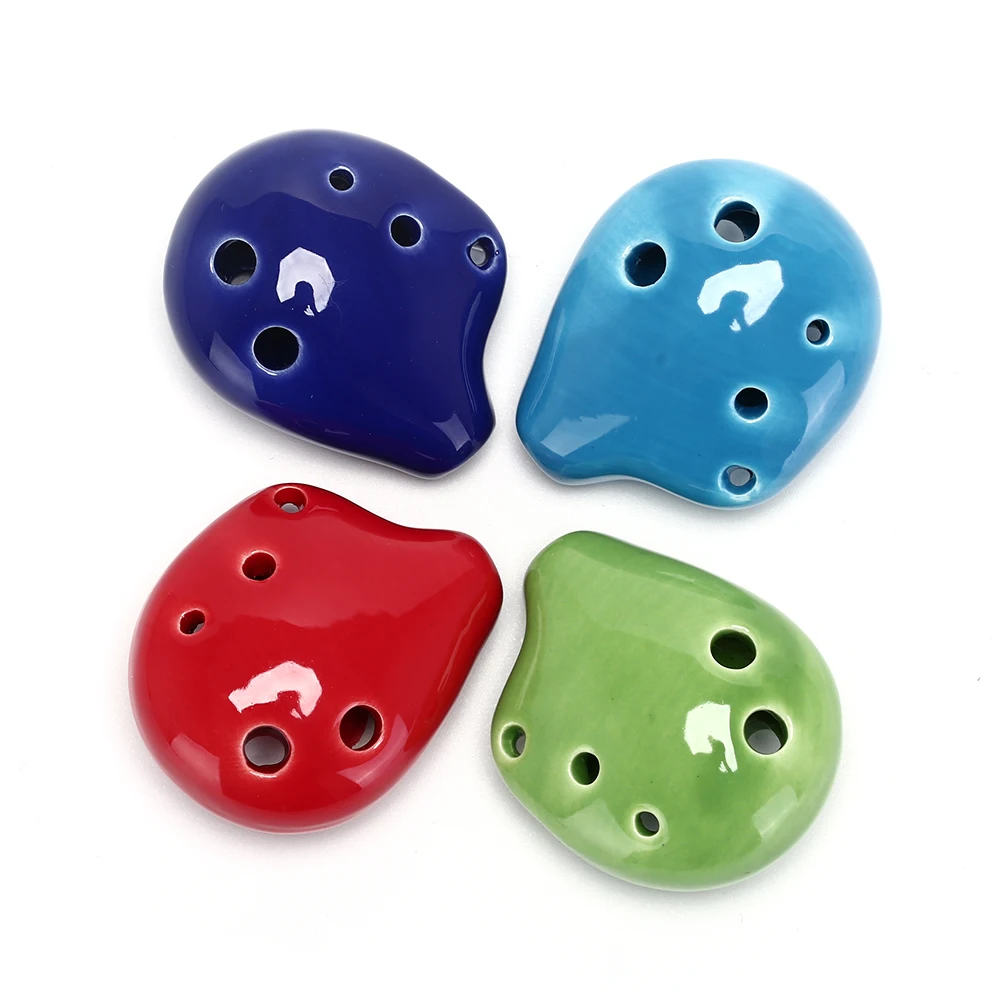 

Flute 6 Hole Soprano C Ceramic Flauta Ocarina of Time Mini Ocarina Flute Kid's Toy Musical Instruments