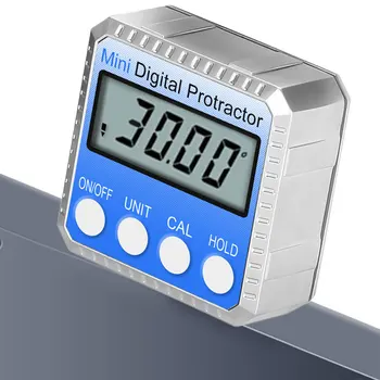 

Angle Finder Electronic With Magnet Measuring Tool 360 Degree Ruler Mini Digital Protractor Universal LCD Screen Inclinometer