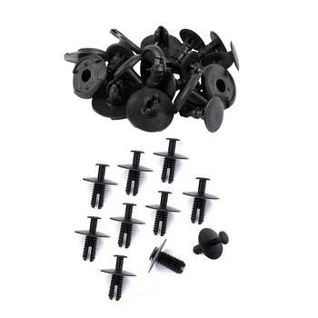 

10Pcs Car Fender Spray Shield Clips for SUZUKI MAZDA & 20Pcs for Car Bumper Expansion Rivets for BMW