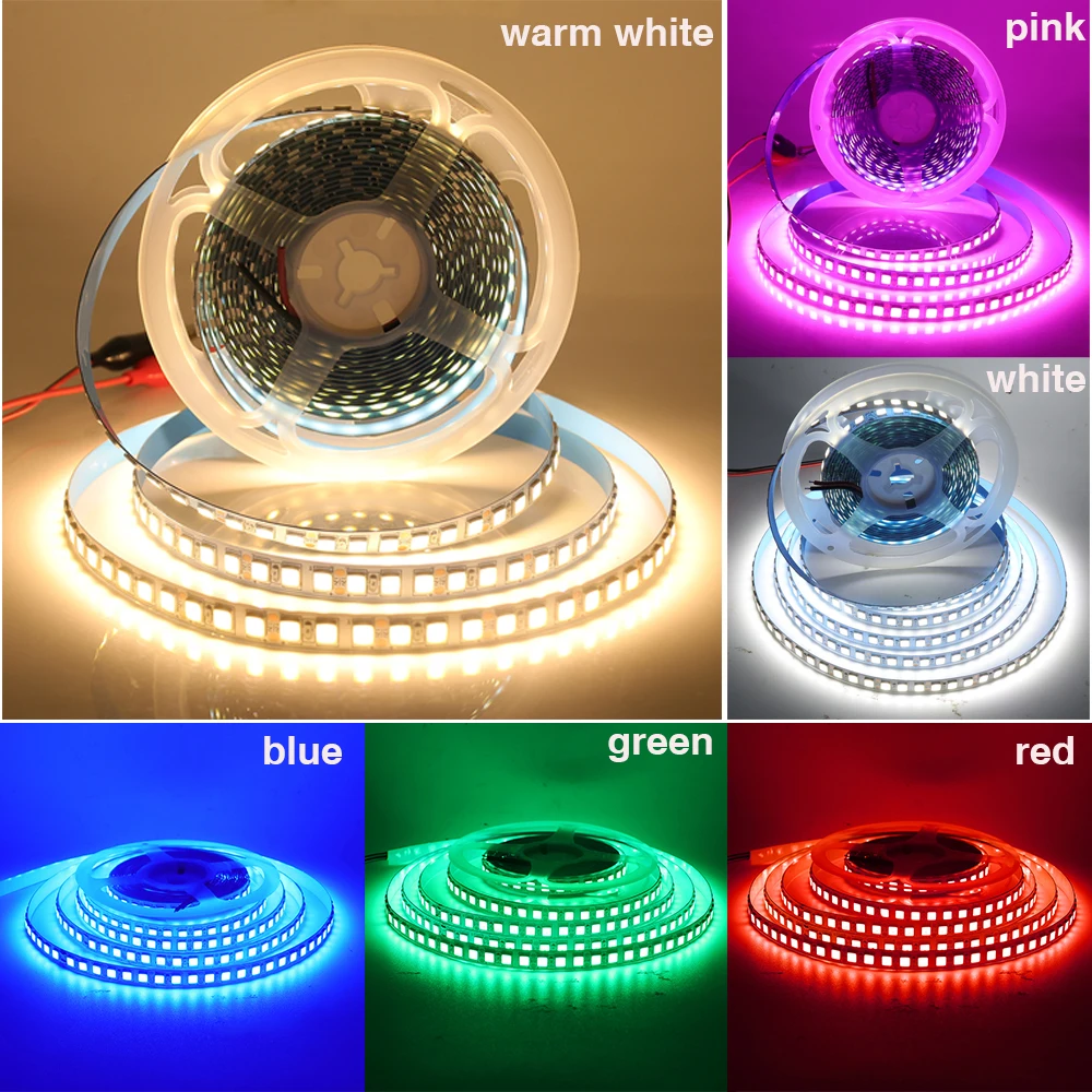 Tira de Luces LED RGB 5M 16.4ft tiras Luz Para decoracion habitacion Cuarto  12V