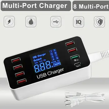 

Mobile Phone Chargers,Cellphones & Telecommunications LCD Digital Display 8 Port USB Mobile Phone Tablet