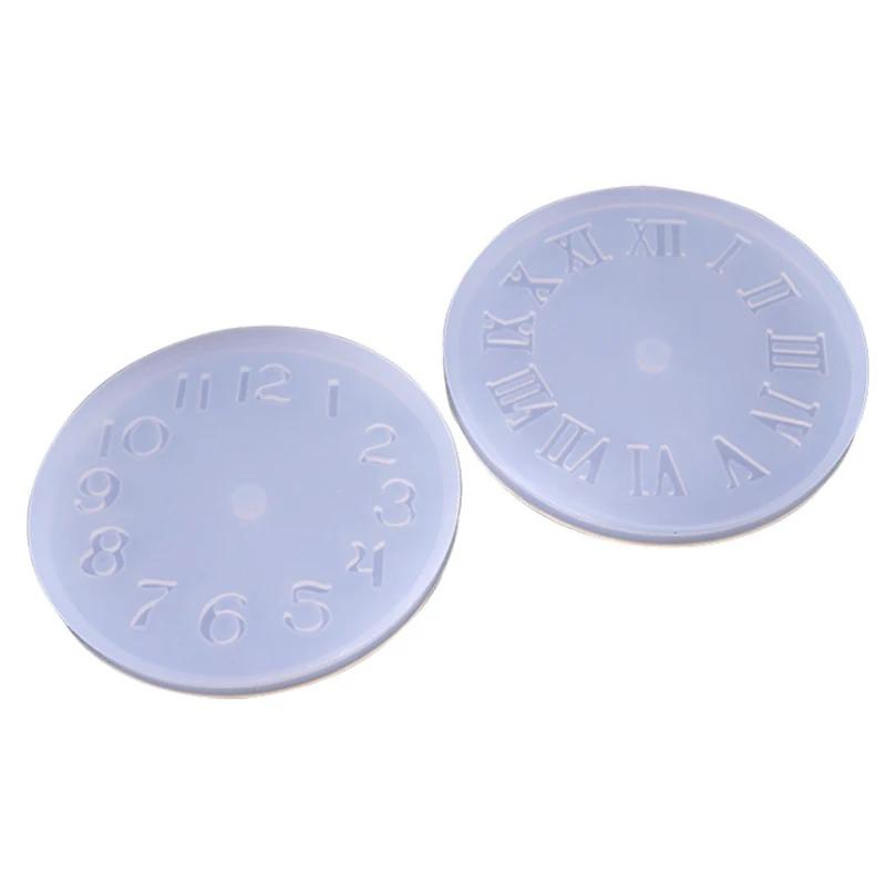 

Clock Craft Making Mould Silicone Clock Expoxy Mold Handcraft Jewelry 1Pcs Round Handmade Tool Multifunction