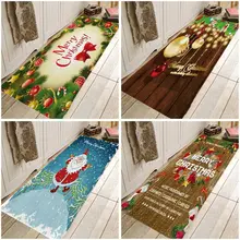 Творческий 3D напечатание рождественское коврик коврики для прихожей и коврики для Спальня Гостиная коврик для кухни, ванной, Противоскользящие коврики