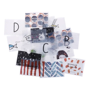 

3PCS Different Styles Cute Cartoon PVC Card Holder Protector Bus Card Case Student Bank Credit Card Protective Cover for Girls