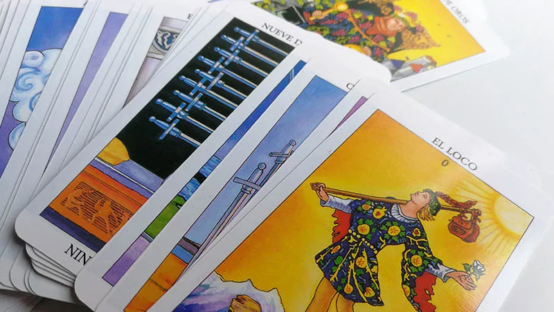 Испанский Английский для новой версии Tarot карты Гадания и предсказания судьбы колода карт Таро Настольная игра карты Rider Уэйта