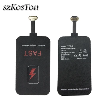 

Qi Fast Wireless Charger Receiver For wireless charger Pad Coil For iphone 7 6plus 7plus For Samsung huawei Xiaomi Type-C Type A