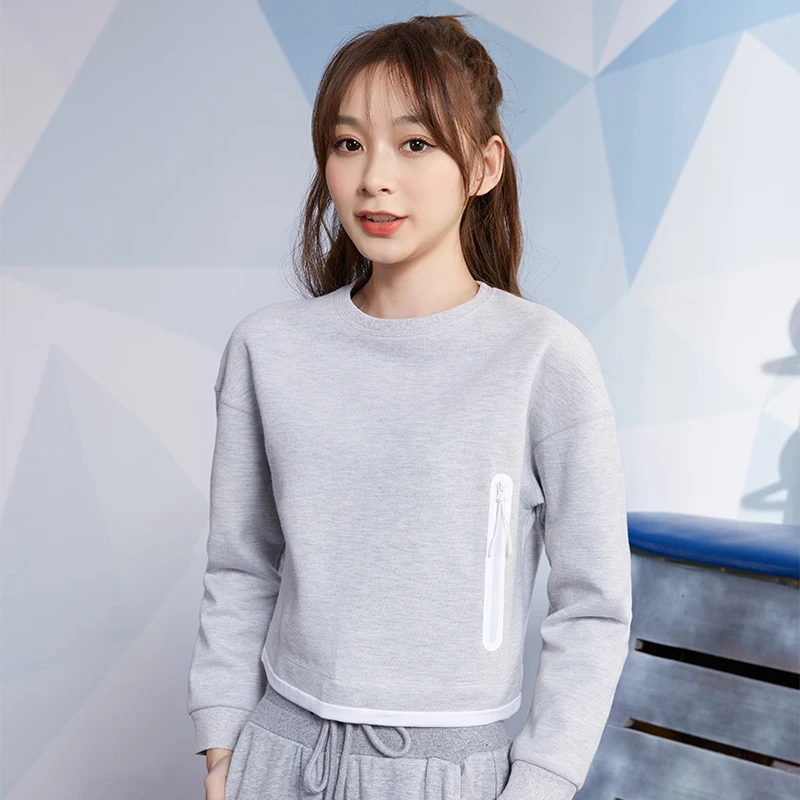 

Women Fitness Clothes 2019 Autumn and Winter Tops Round Neck Ladies Pullovers Knitted Sweaters Running Training Sweatshirts New