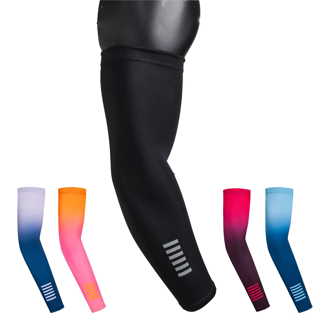 Outdoor Sports Cycling Arm Warmer Ice Fabric Breathable UV Protection