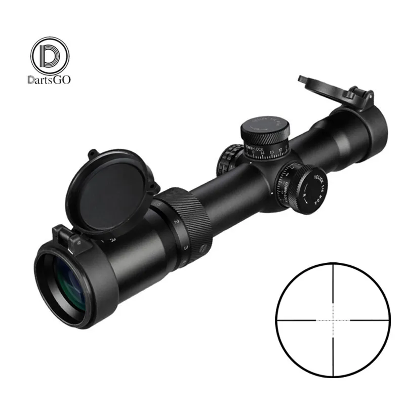 

DDartsGO 1.5-8X28 IR Compact Hunting Air Rifle Scope Mil Dot Reticle Riflescope Tactical Optical Sights Waterproof Shockproof