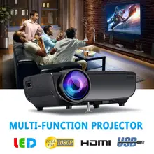 3D модный WiFi беспроводной проектор HD 1080P светодиодный экран поддержка ТВ HDMI AV USB VGA интерфейс портативный домашний кинотеатр мини-проектор