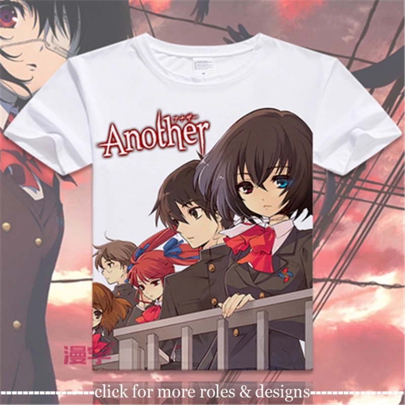 

Another Misaki Mei Cosplay Costume Adult Kids Child Short Sleeve T Shirt T-shirt