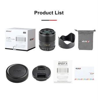 VILTROX 23mm f1.4 XF Auto Focus lens APS-C Compact Large Aperture Lens for Fujifilm X-mount Camera X-T3 X20 T30 X-T20 X-T100
VILTROX 23mm f1.4 XF Auto Focus lens APS-C Compact Large Aperture Lens for Fujifilm X-mount Camera X-T3 X20 T30 X-T20 X-T100