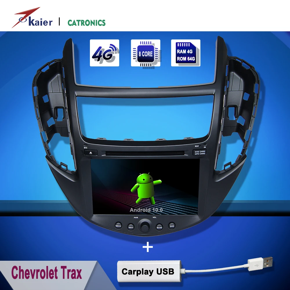 Мультимедийный плеер kaier на android автомобильный dvd радио gps навигация chevroet trax tracker 0