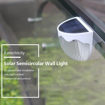 

6 LED Solar Lamp Power Eco-friendly IP55 LED Solar Light Outdoor Wall Solar Power Fence Lamp Garden Decoration Lighting Supplies
