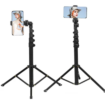 

Universal 160cm Camer Phone Tripod Stand Photography for Gopro iPhone Samsung Xiaomi Huawei Phone ABS Travel Tripode Para