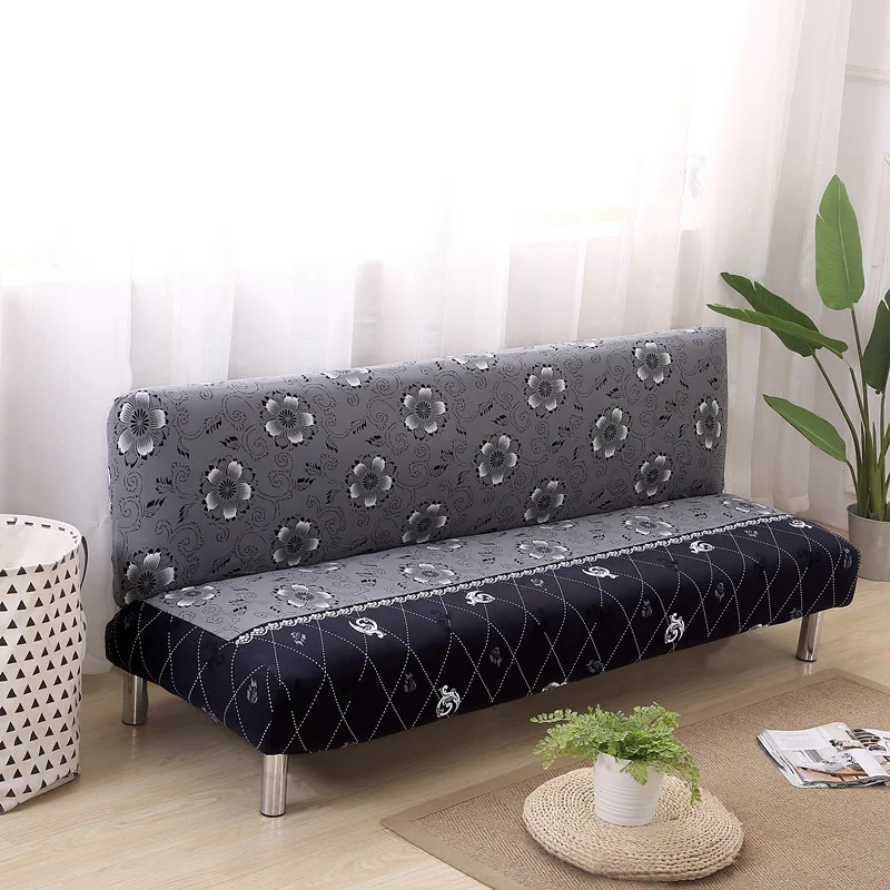 

Custom Stretch Fabric Sofa Cover Multi Color Slipcover All-inclusive Sofa Covers No Armrest Elastic Spandex All Seasons Cushion