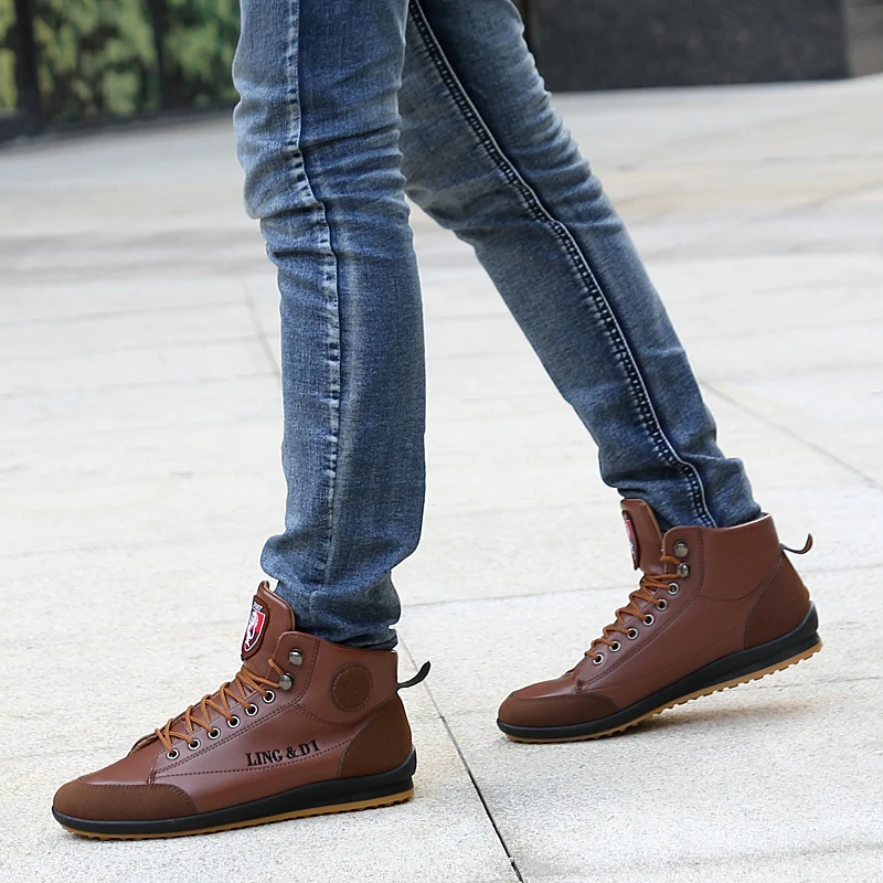 botas de outono e verão britânico casual