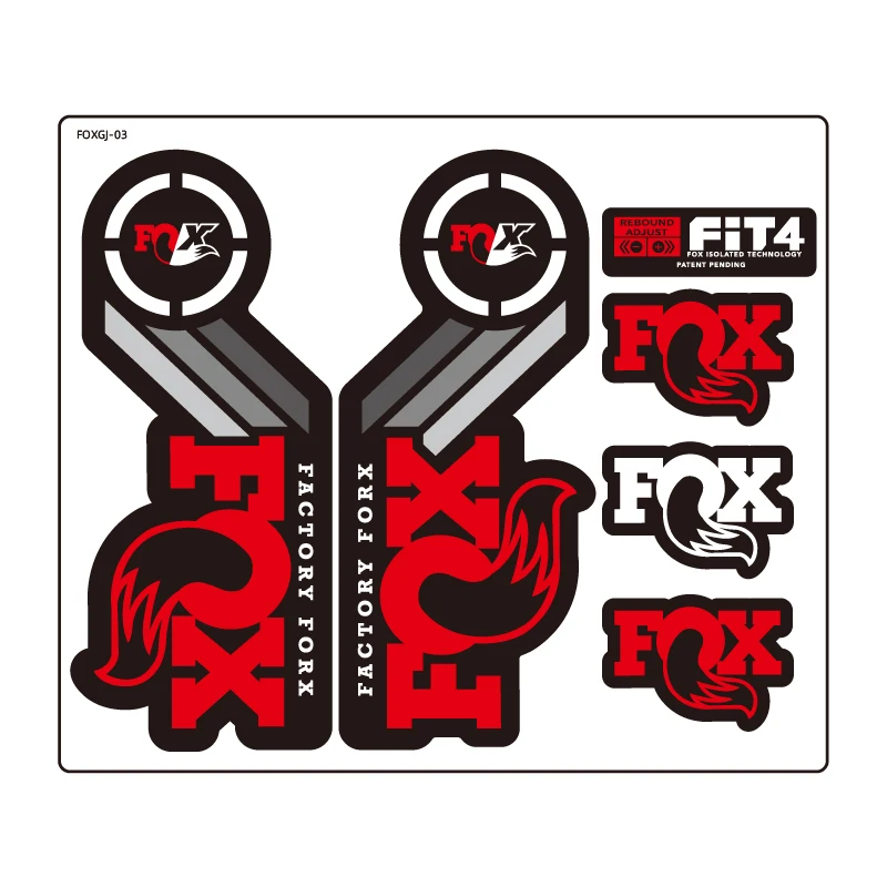 FOX 40 вилка наклейка для MTB горный велосипед наклейки FOX40 XC Велоспорт наклейка