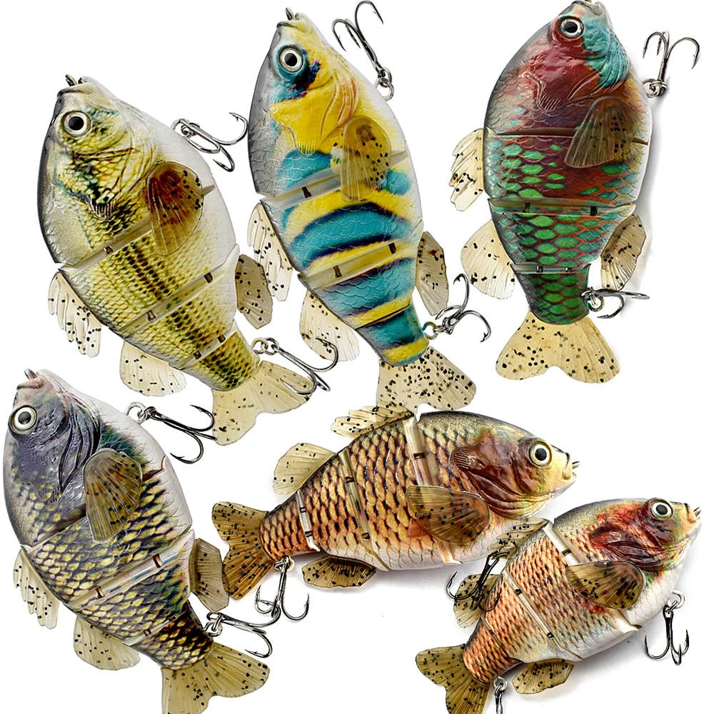 130mm 63g Wobblers Tilapia Fishing Lure Multi Jointed Swimbait Lifelike