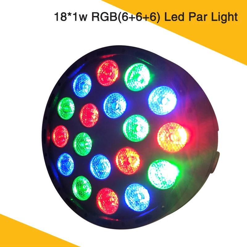 Wholesale Price Mini 18*1w RGB Led Par Light Wash Effect Stage Lighting
