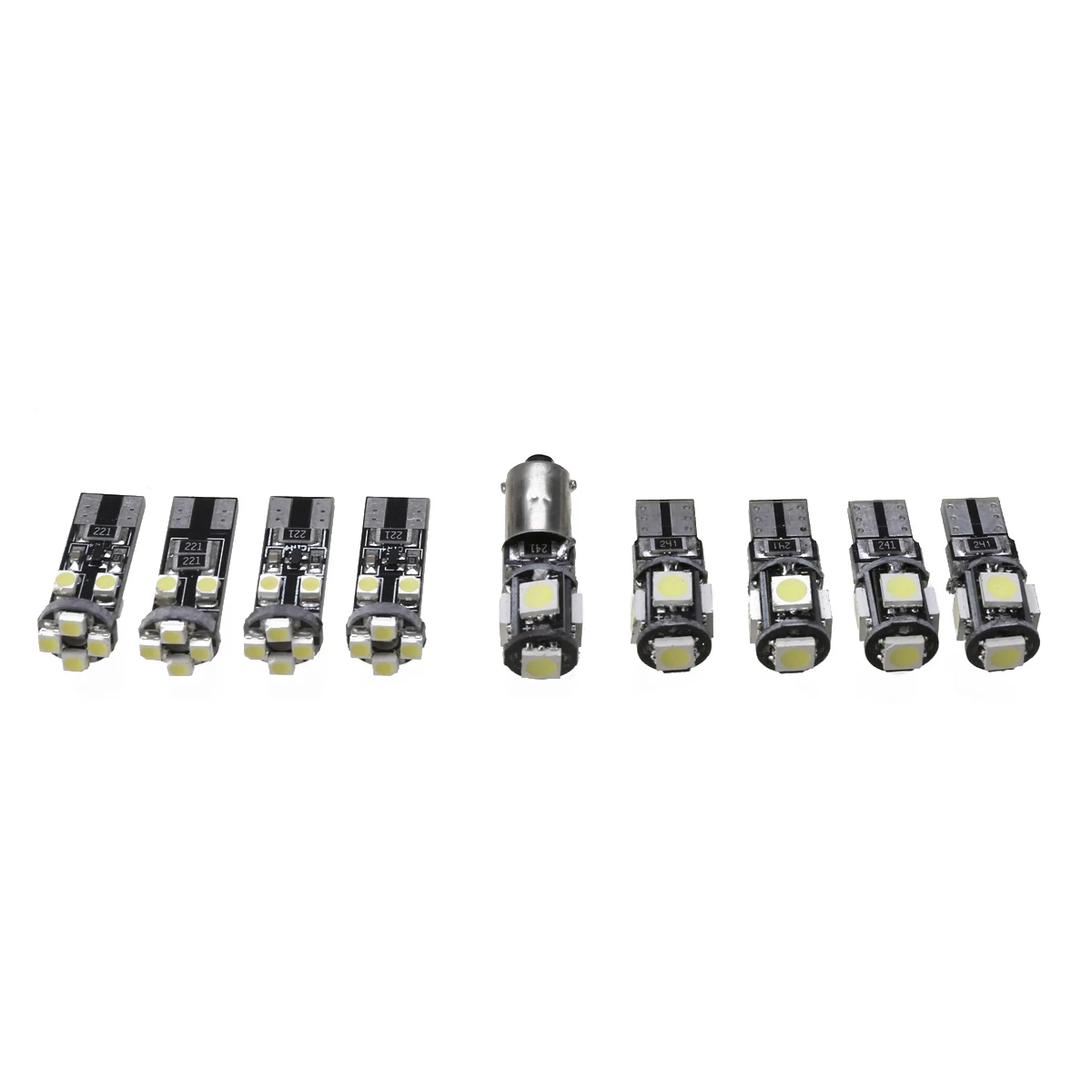 25pcs 12V T10 BA9S 5050 Festoon Ʈ ڵ LED ׸    ŰƮ BMW X5 E70 M 2007-2013