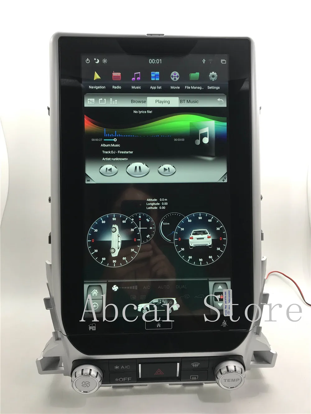 13,6 ''Tesla стиль Android 8,1 PX6 HDMI Автомобильный dvd-плеер gps навигация для Toyota LAND CRUISER LC200 Радио стерео