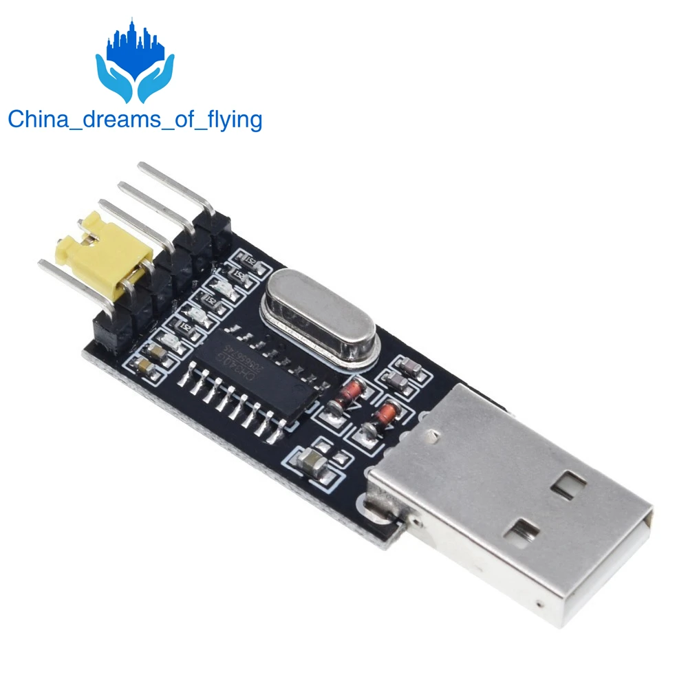 Модуль TZT CH340 USB для TTL CH340G обновленная загрузка маленькая пластина щеток плата