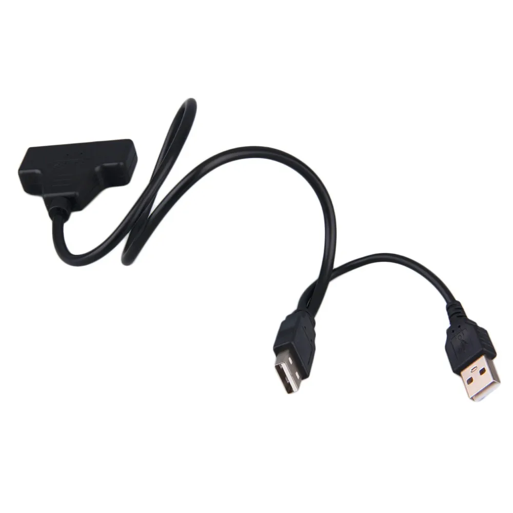 Новейший USB 2,0 штекер для SATA 7+ 15P 22 Pin кабель адаптер для 2," SSD/жесткий диск