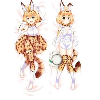 

Japan Anime Dakimakura Kemono Friends Serval Printed Hugging Body Pillow Case Pillow Cover