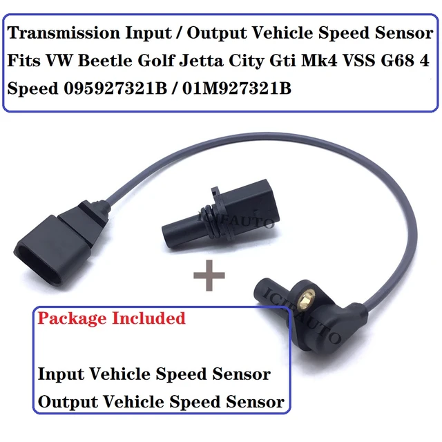 Transmission Input / Output Vehicle Speed Sensor Fits VW Beetle