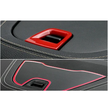 

Red Dashboard Strip Cover Replaces Parts 2PCS/kit For Jeep Cherokee 2014-2020 ABS