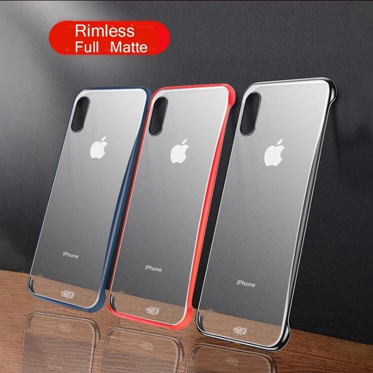 Прозрачные беспламенные чехлы для телефонов iPhone 7 6 6s 8 Plus Xr X Xs Max Матовая Мягкая