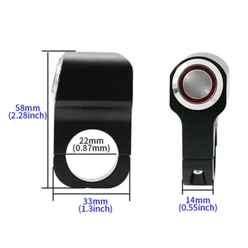 

Motorcycle Push Button Switch Handlebar Waterproof Wear-resistance Replacement