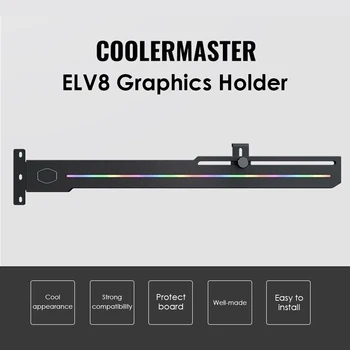 

3Pin Addressable RGB Vertical Graphic Card Bracket ELV8 ARGB LED GPU Holder Adjustable Length Height GPU Kit Accessories