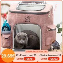 Уличный сетчатый рюкзак для перевозки кошек, воздухопроницаемая сумка для домашних питомцев, модные Переносные сумки для собак, удобная переноска для маленьких и средних собак