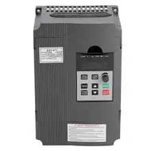 1,5 kW AC Motor ajustable 220V Unidad de frecuencia Variable monofásica VFD controlador de velocidad convertidor