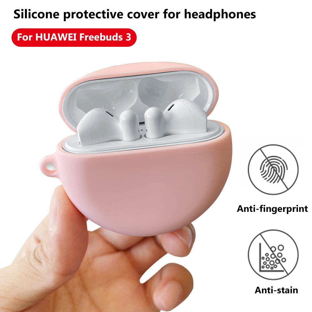 Силиконовый чехол для наушников s для huawei FreeBuds 3 чехол-накладка Free Buds 3 FreeBuds3 Bluetooth беспроводная гарнитура Мягкий чехол противоударный