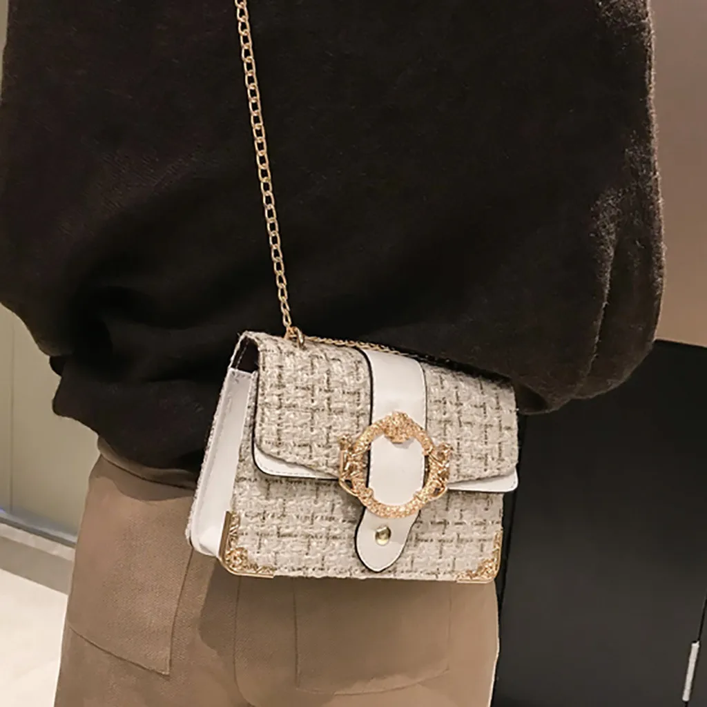 Роскошные женские сумки с цепочкой, на одно плечо, плетение, маленькие квадратные сумочки, sac a основной femme de marque Lux#25