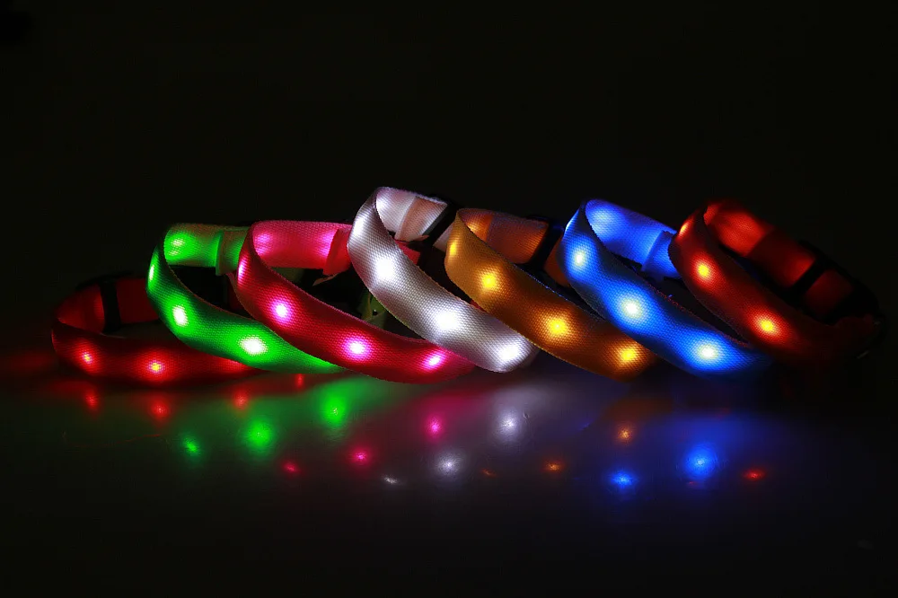 

LED Strip Pet Dog Collar 7 PCs Color 4 PCs Specification Have Stock