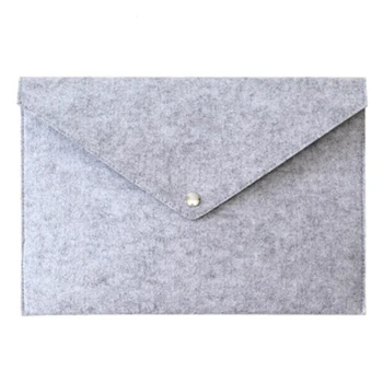 

1pc File Folder Felt Large Capacity Briefcase Simple Document Bag Multifunctional Student Stationery Durable