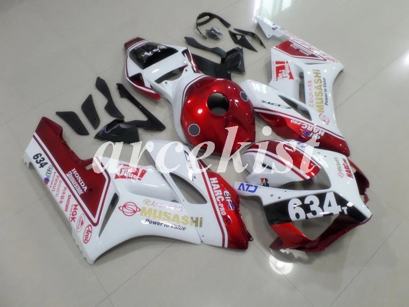 4 подарки литья под давлением ABS полный обтекатель комплект Подходит для Honda CBR1000RR cbr1000 04 05 2004 2005 набор кузова белый красный